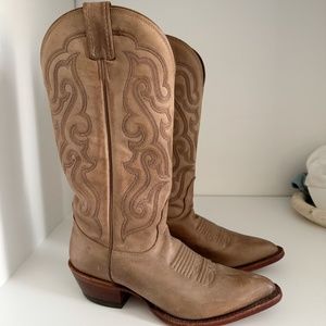 Nocona Boots Women 7.5 Tan Color